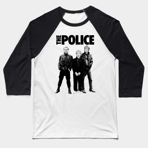 Retro The Police Baseball T-Shirt by idontwannawait